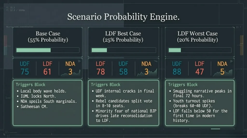 Claude AI Predicts Kerala Assembly Election: The Numbers Are Brutal. 13 13 1
