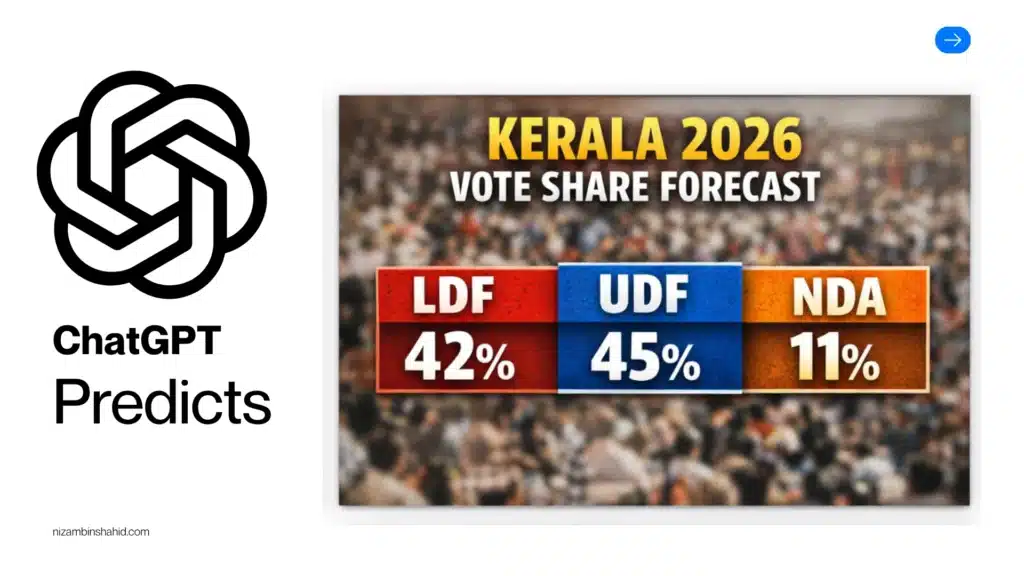ChatGPT Predicts Kerala Election 2026: I Asked AI Who Will Win? 5 4 1